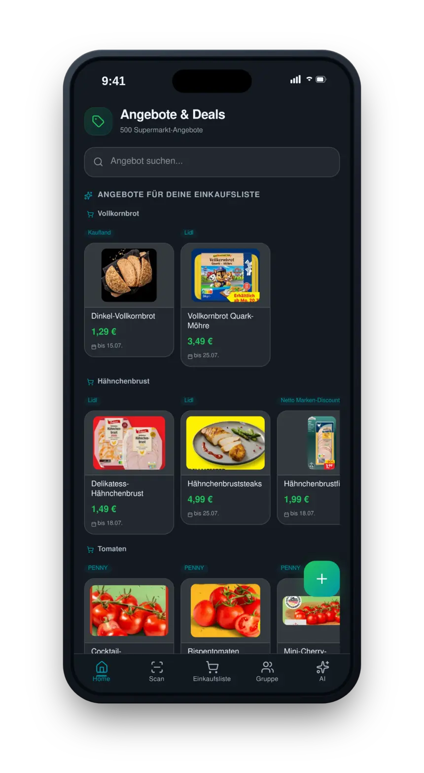Bonbar App — Angebote